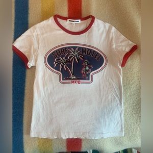 MCQ Alexander McQueen Surf Motel baby Tee